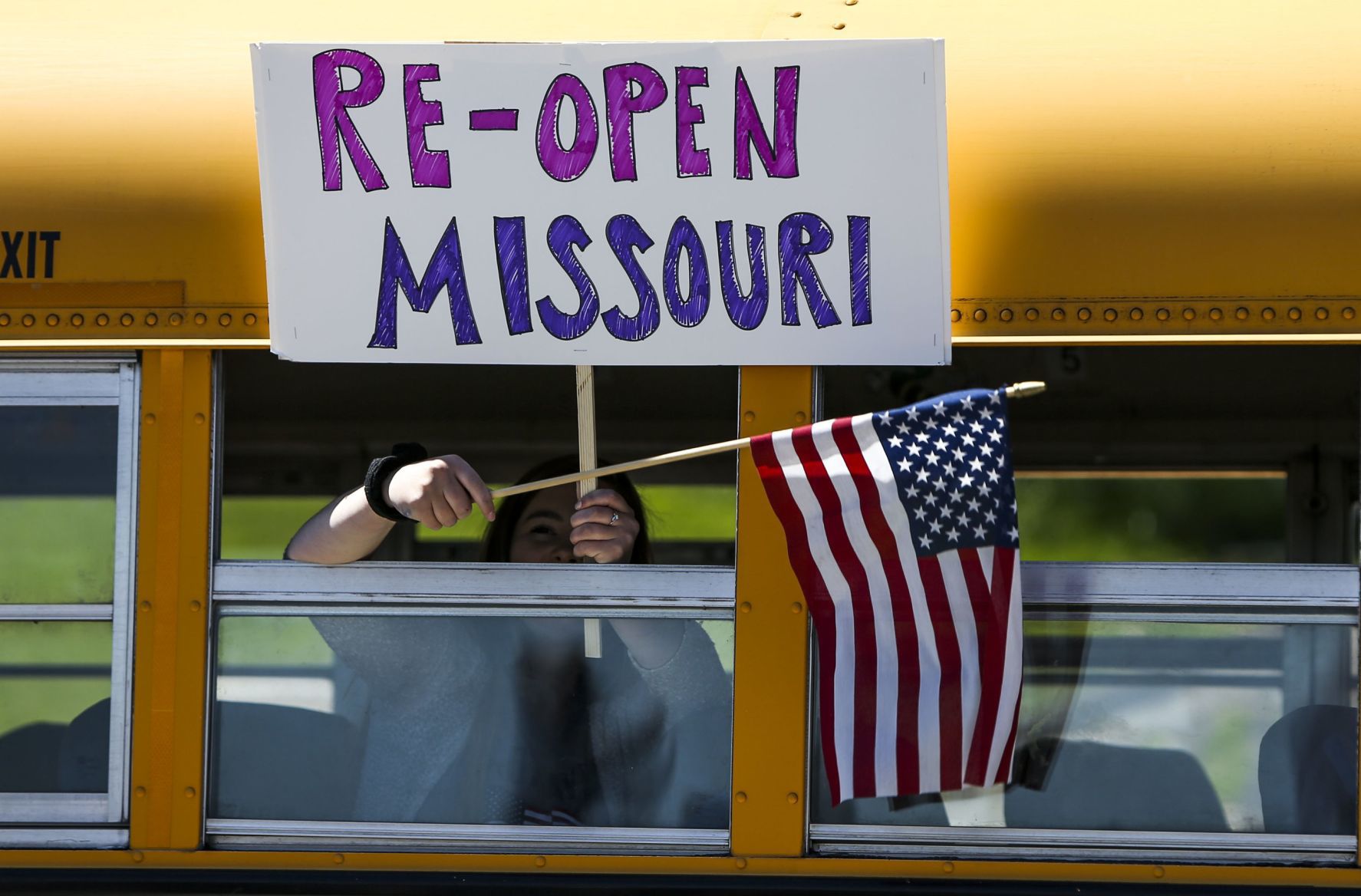 Citizens protest stay-home order